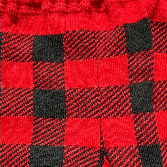 Doodle Pants Bear Bum Grizzly Bear Buffalo Check Plaid PantLeggings 18-24 months - Picture 4 of 5